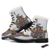 Patriotic Art Statue Of Liberty Print Winter Boots-grizzshop