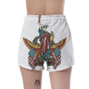 Patriotic Art Statue Of Liberty Print Women's Shorts-grizzshop