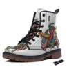 Patriotic Art Statue Of Liberty Print Work Boots-grizzshop