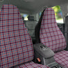 Patriotic Plaid American Print Car Seat Covers-grizzshop