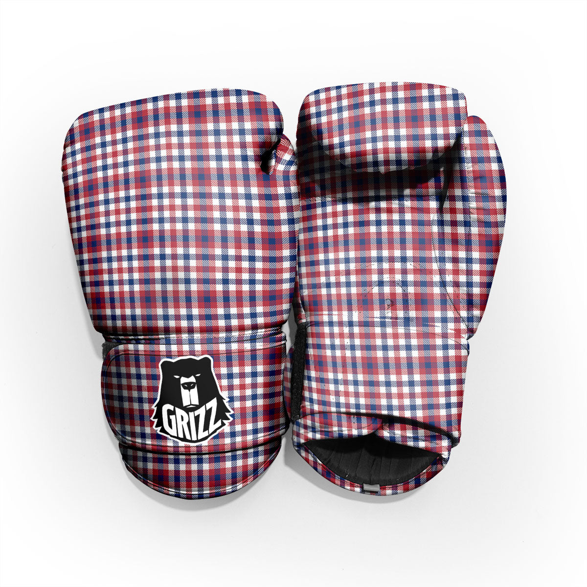 Patriotic Plaid American Print Pro Boxing Glove