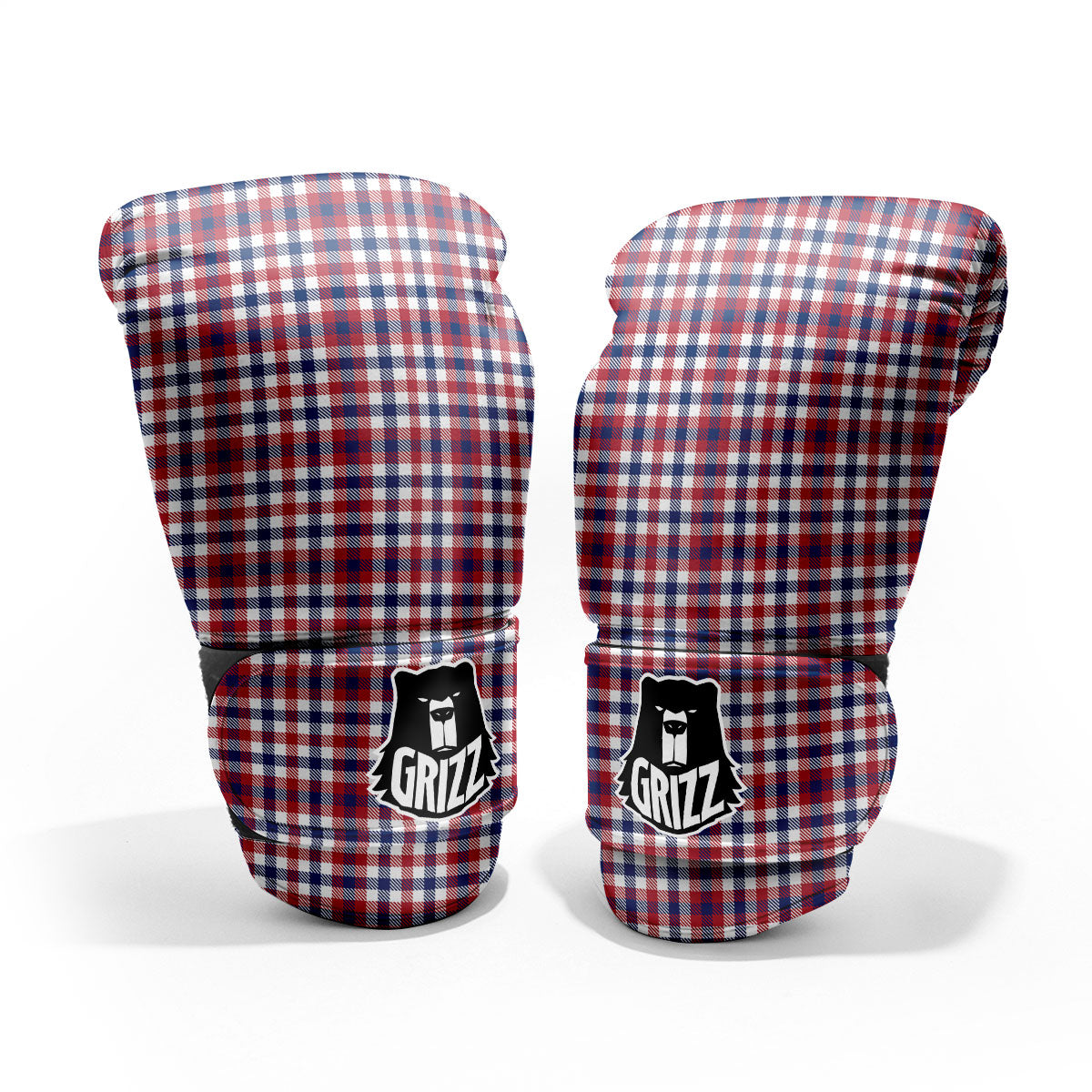 Patriotic Plaid American Print Pro Boxing Glove