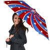 Patriotic Star Swirl American Print Umbrella-grizzshop