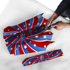 Patriotic Star Swirl American Print Umbrella-grizzshop