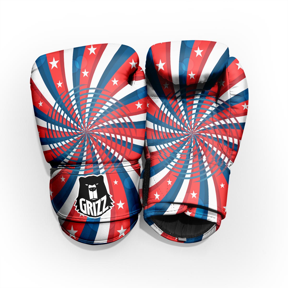 Patriotic Swirly American Print Pro Boxing Glove