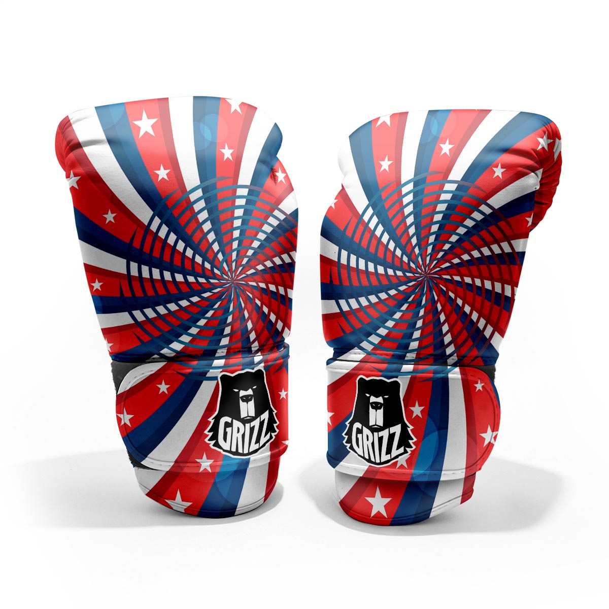 Patriotic Swirly American Print Pro Boxing Glove