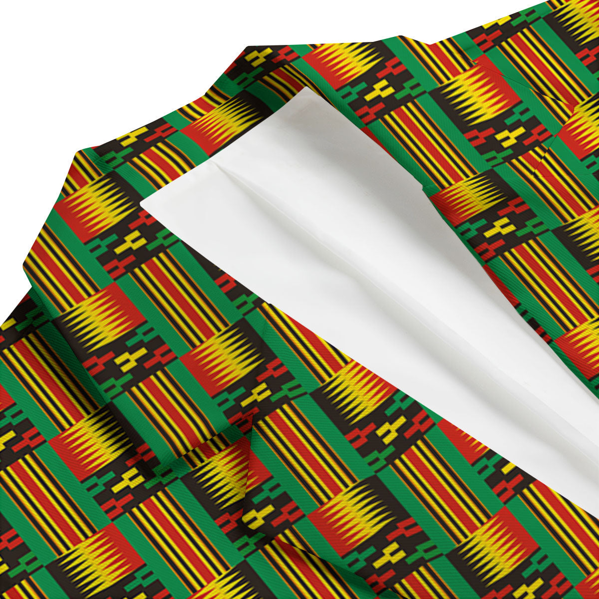 Pattern Kente Print Men's Blazer-grizzshop