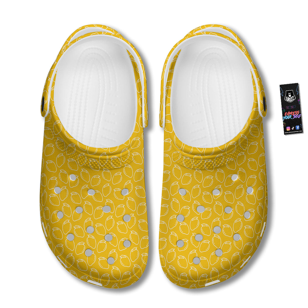 Pattern Mango Print Clog-grizzshop