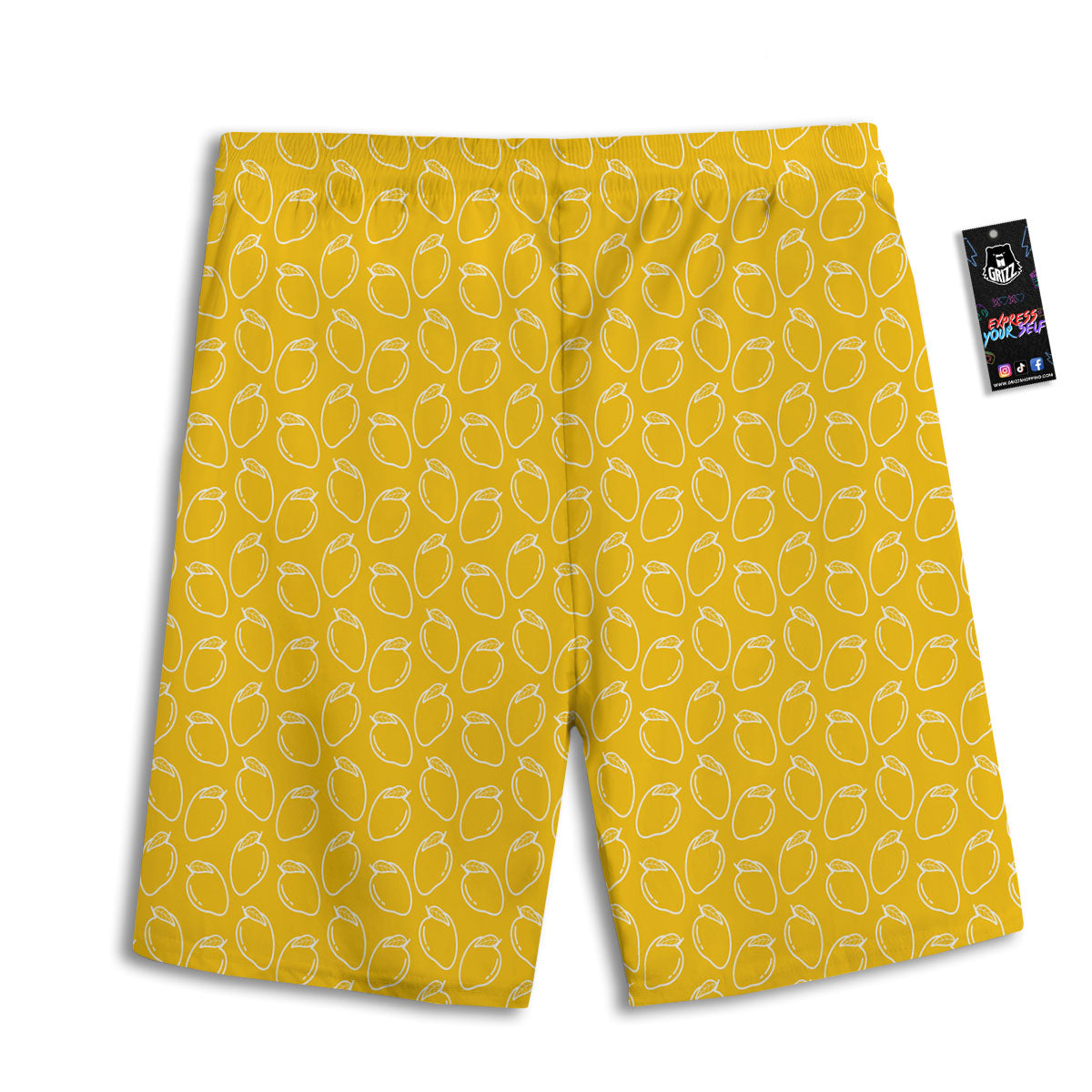 Pattern Mango Print Men's Athletic Shorts-grizzshop