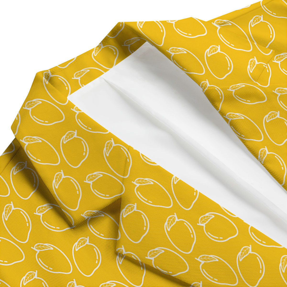 Pattern Mango Print Men's Blazer-grizzshop