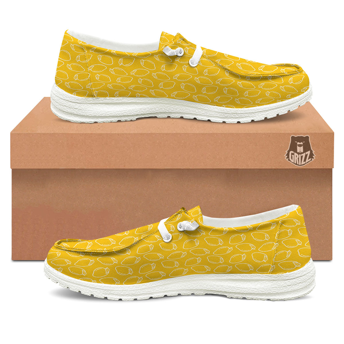 Pattern Mango Print White Loafers-grizzshop