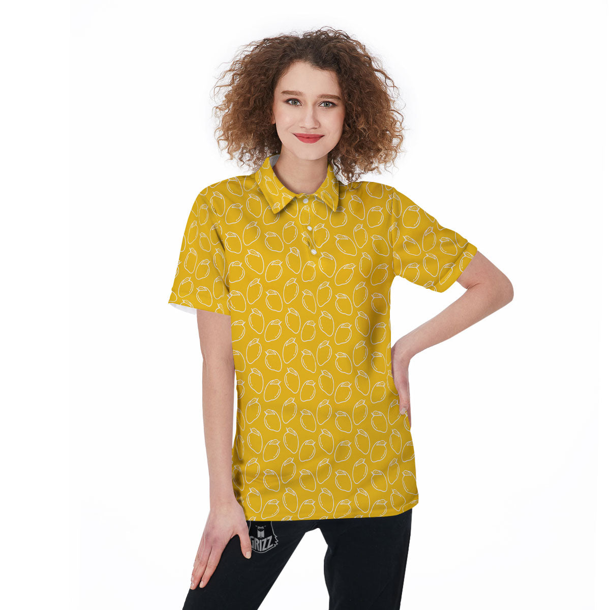 Pattern Mango Print Women's Golf Shirts-grizzshop