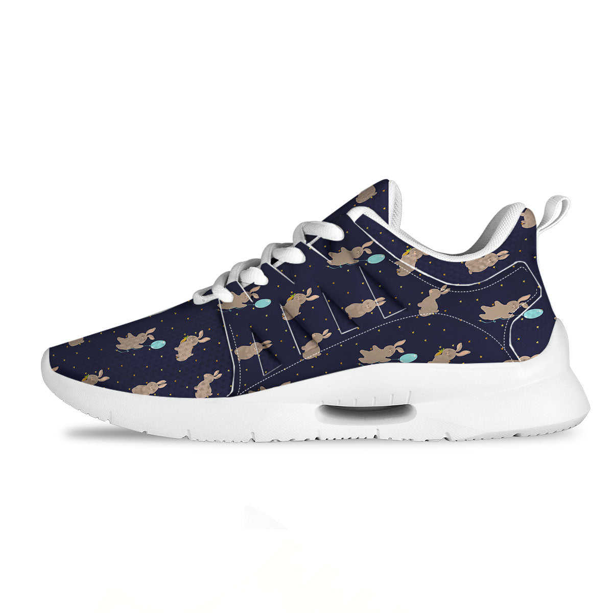 Pattern Mini Rabbit Print Tennis Shoes-grizzshop