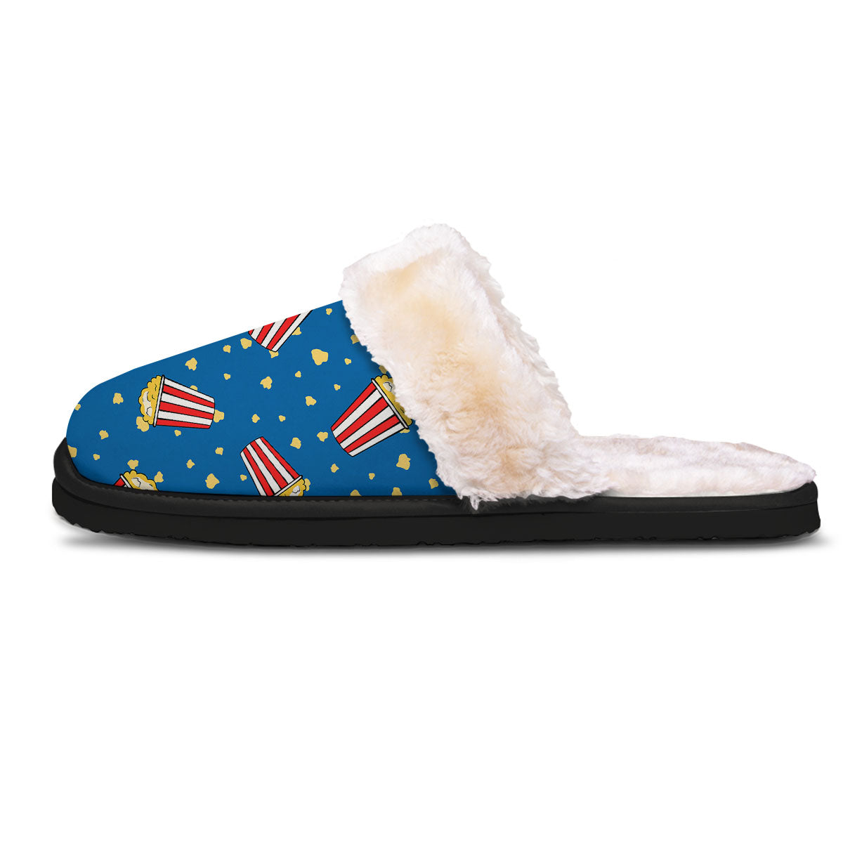 Pattern Popcorn Print Slippers-grizzshop