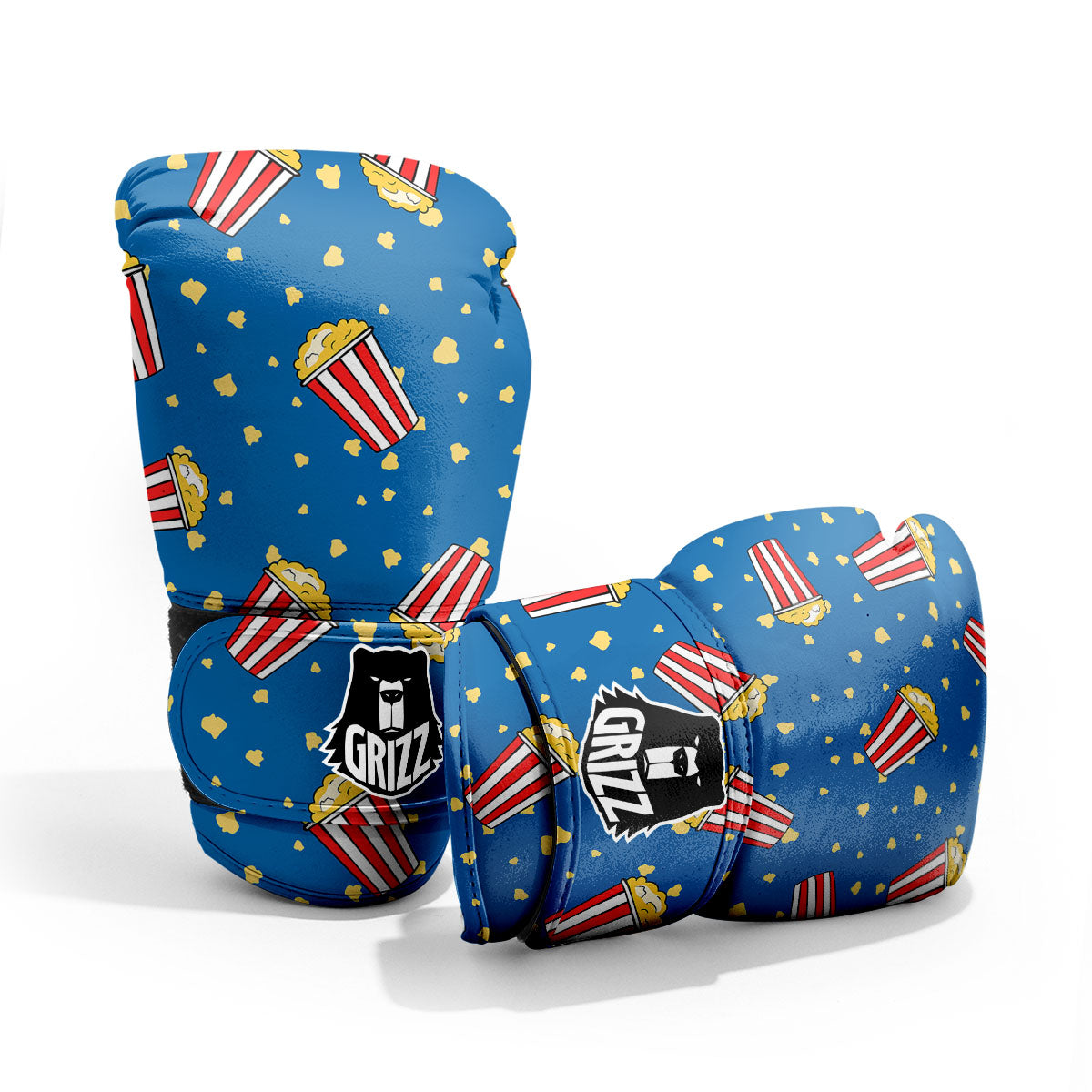 Pattern Popcorn Print Sparring Gloves-grizzshop