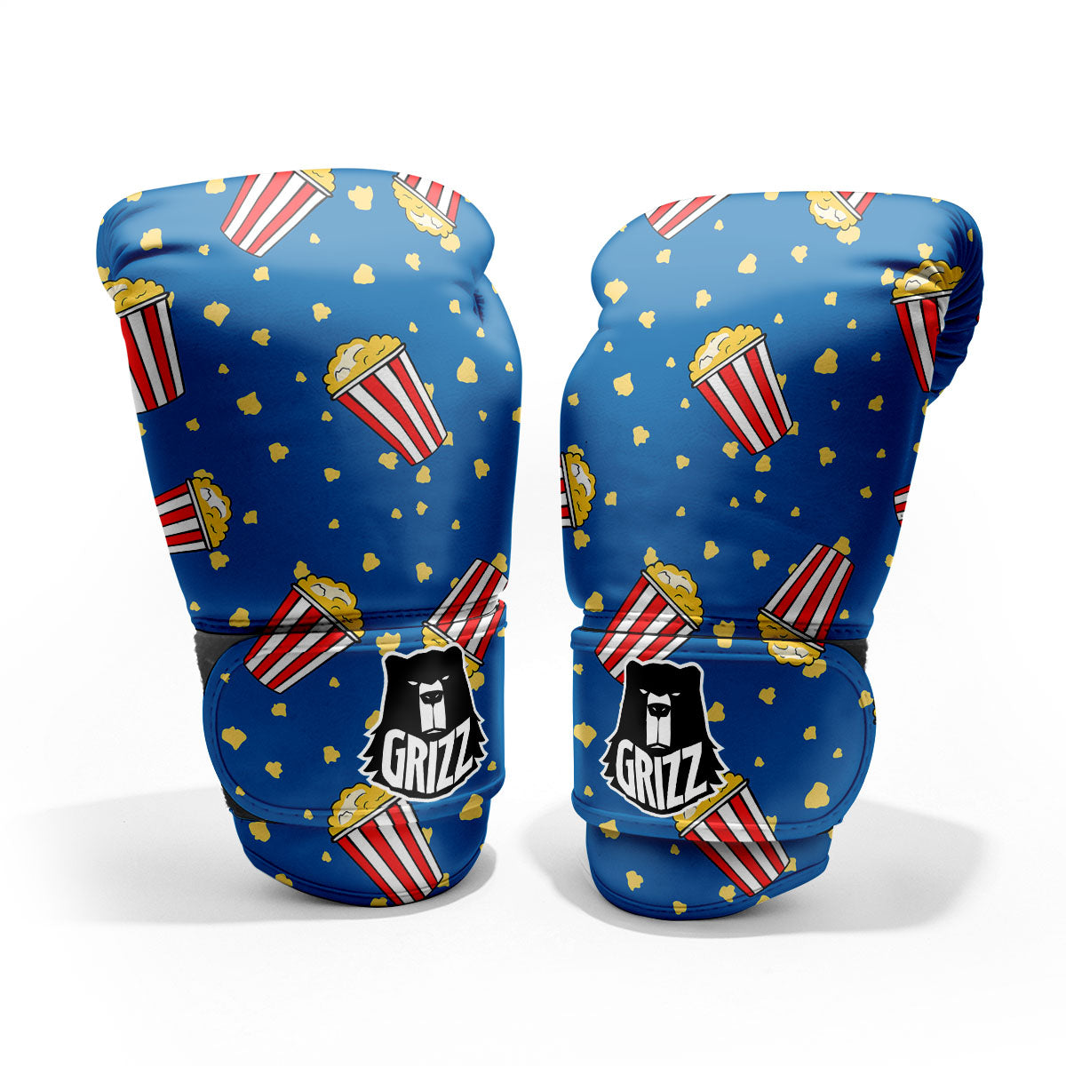 Pattern Popcorn Print Sparring Gloves-grizzshop