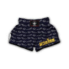 Pattern Print Astronaut Muay Thai Boxing Shorts-grizzshop