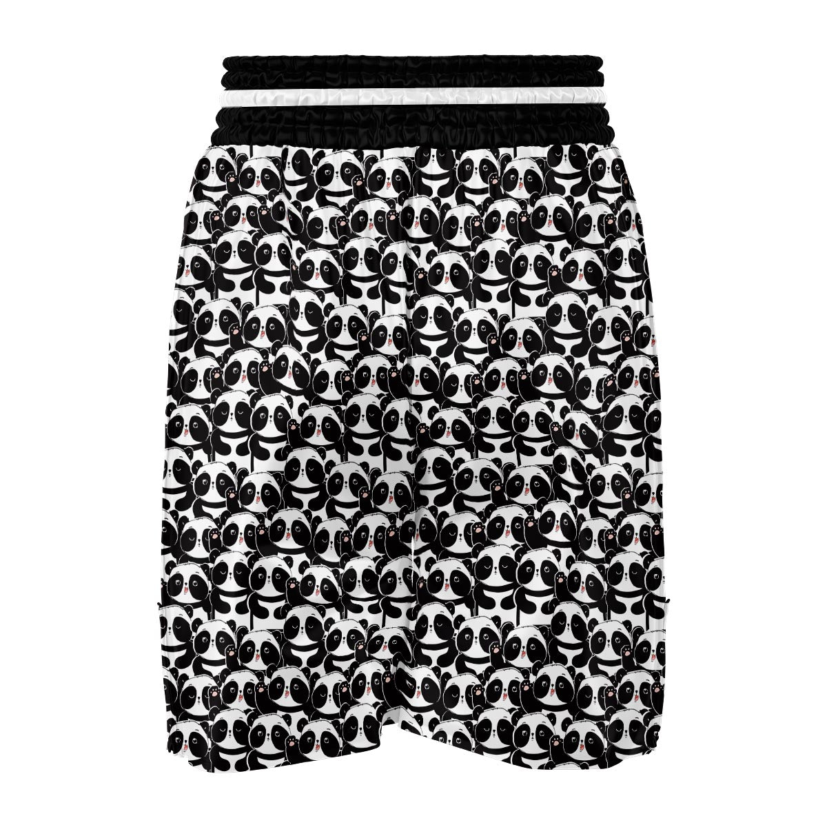 Pattern Print Baby Panda Boxing Shorts-grizzshop