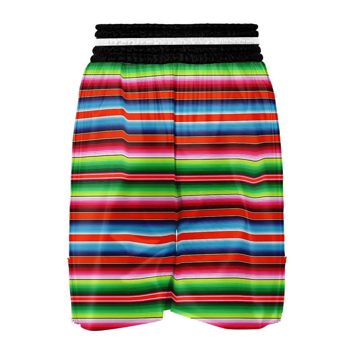 Pattern Print Baja Serape Mexican Blanket Boxing Shorts-grizzshop