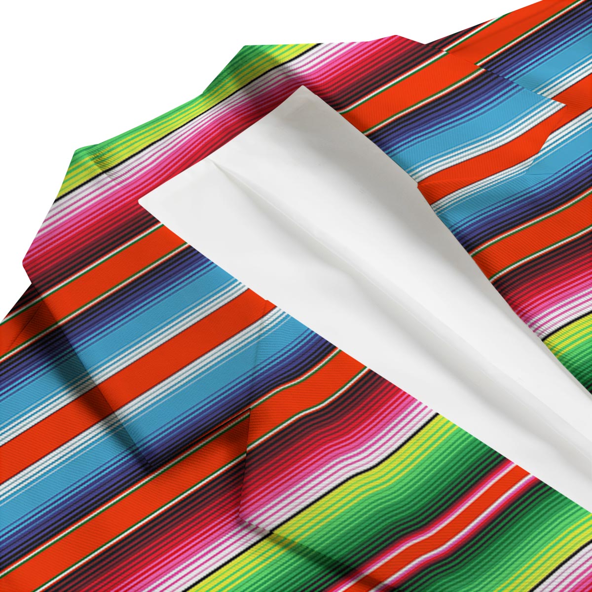 Pattern Print Baja Serape Mexican Blanket Men's Blazer-grizzshop