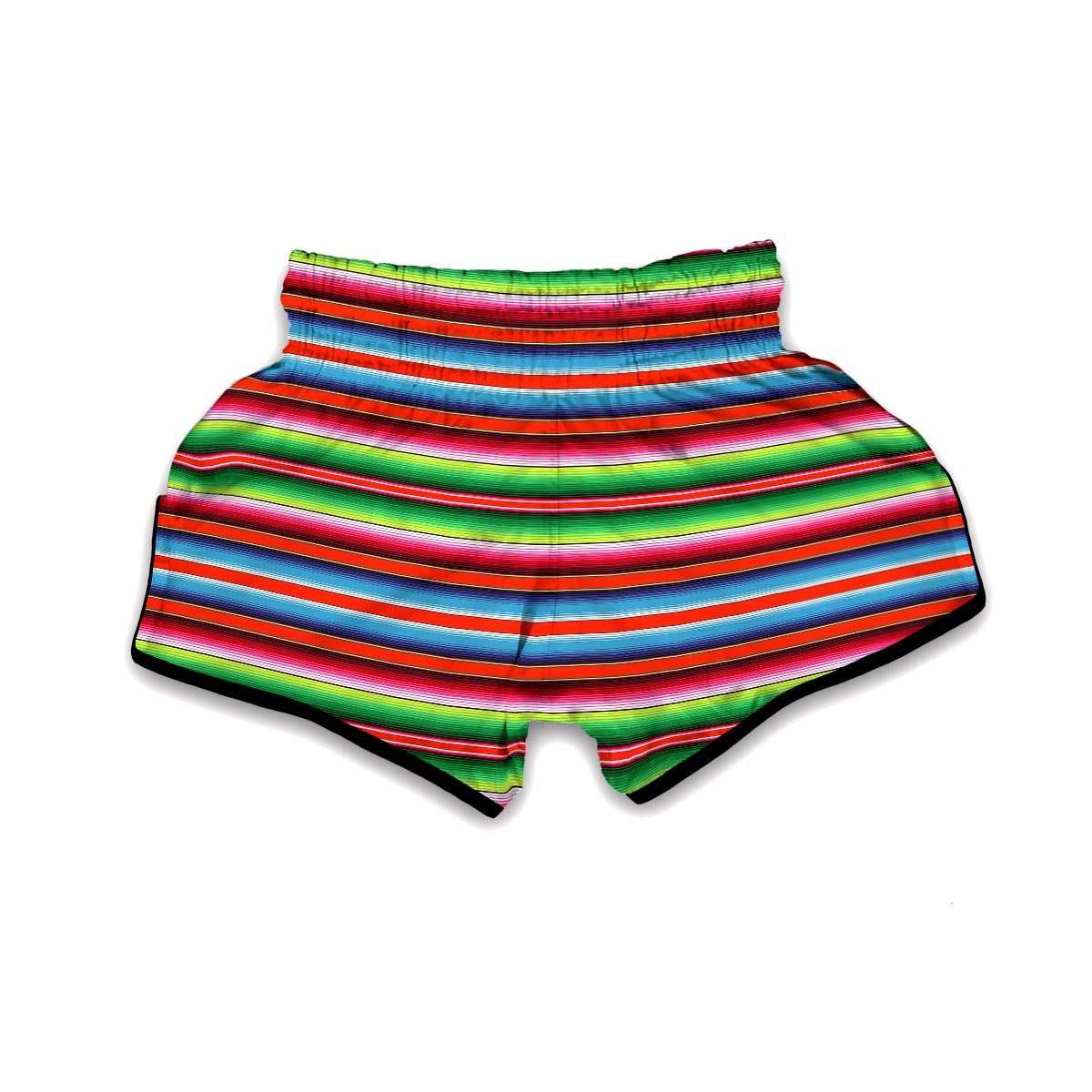 Pattern Print Baja Serape Mexican Blanket Muay Thai Boxing Shorts-grizzshop