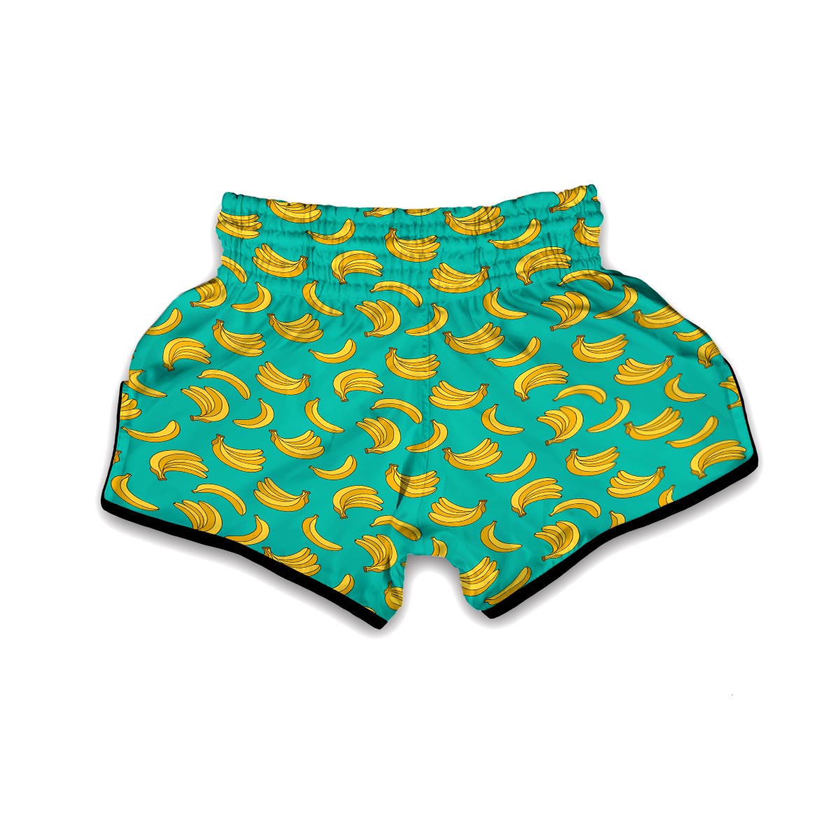 Pattern Print Banana Muay Thai Boxing Shorts-grizzshop