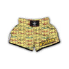 Pattern Print Bicycle Muay Thai Boxing Shorts-grizzshop