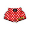 Pattern Print Canada Love Muay Thai Boxing Shorts-grizzshop