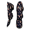 Pattern Print Champagne Muay Thai Shin Guards-grizzshop