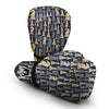 Pattern Print Chess Boxing Gloves-grizzshop