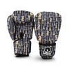 Pattern Print Chess Boxing Gloves-grizzshop