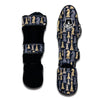 Pattern Print Chess Muay Thai Shin Guards-grizzshop