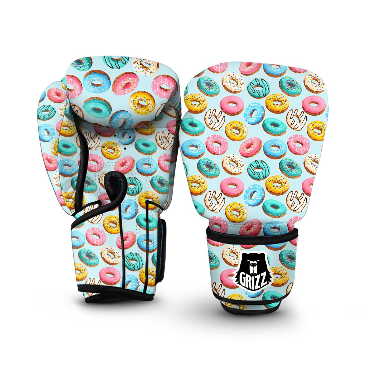 Pattern Print Colorful Donut Boxing Gloves-grizzshop