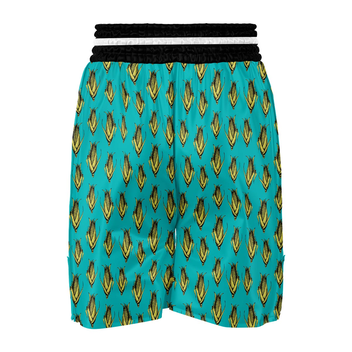 Pattern Print Corn Boxing Shorts-grizzshop