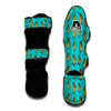 Pattern Print Corn Muay Thai Shin Guards-grizzshop