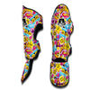 Pattern Print Emoji Muay Thai Shin Guards-grizzshop