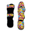 Pattern Print Emoji Muay Thai Shin Guards-grizzshop