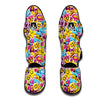 Pattern Print Emoji Muay Thai Shin Guards-grizzshop