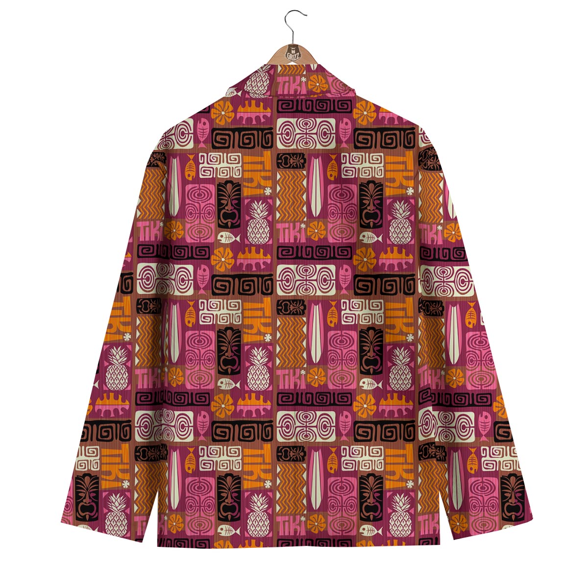 Pattern Print Ethnic Men's Blazer-grizzshop