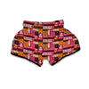 Pattern Print Ethnic Muay Thai Boxing Shorts-grizzshop