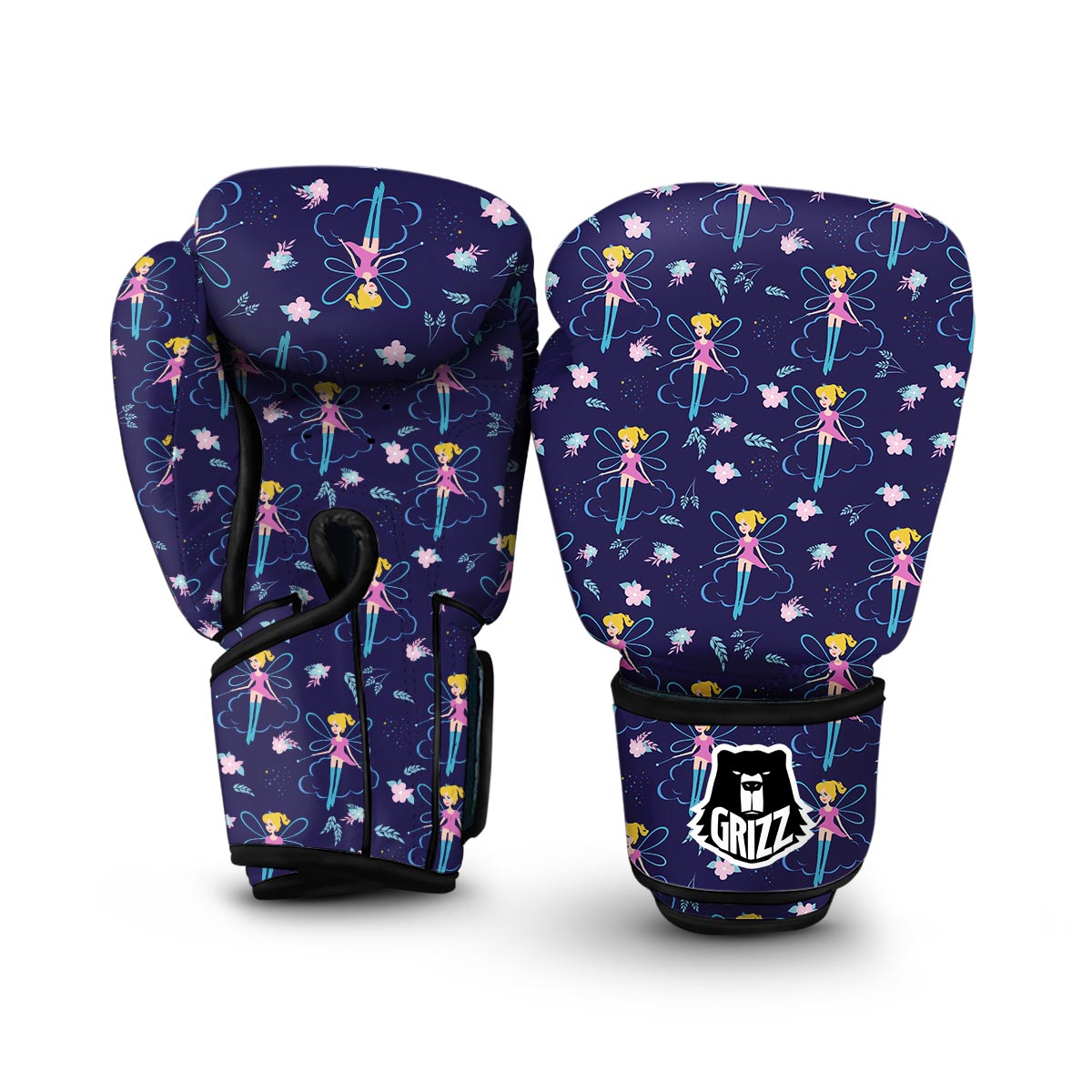 Pattern Print Fairy Boxing Gloves-grizzshop