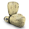 Pattern Print Golf Boxing Gloves-grizzshop