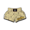 Pattern Print Golf Muay Thai Boxing Shorts-grizzshop