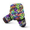 Pattern Print Graffiti Boxing Gloves-grizzshop