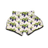 Pattern Print Grape Wine Muay Thai Boxing Shorts-grizzshop