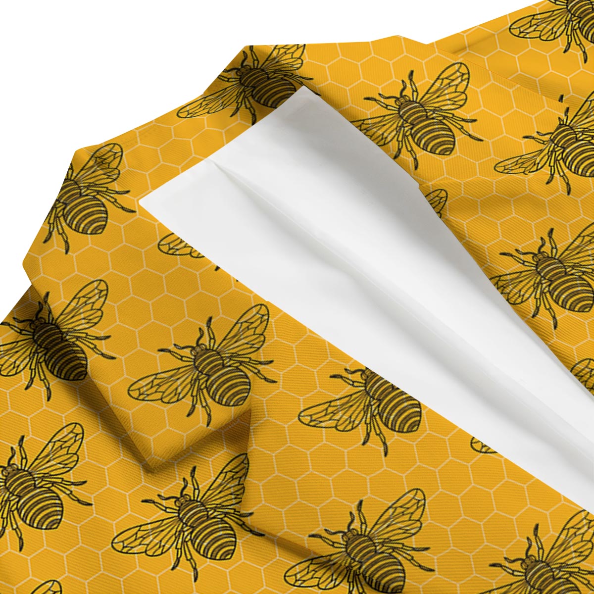 Pattern Print Honey Bee Diagram Gifts Men's Blazer-grizzshop
