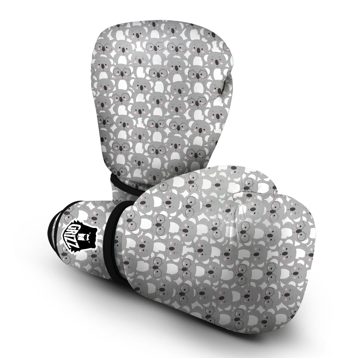 Pattern Print Koala Boxing Gloves-grizzshop