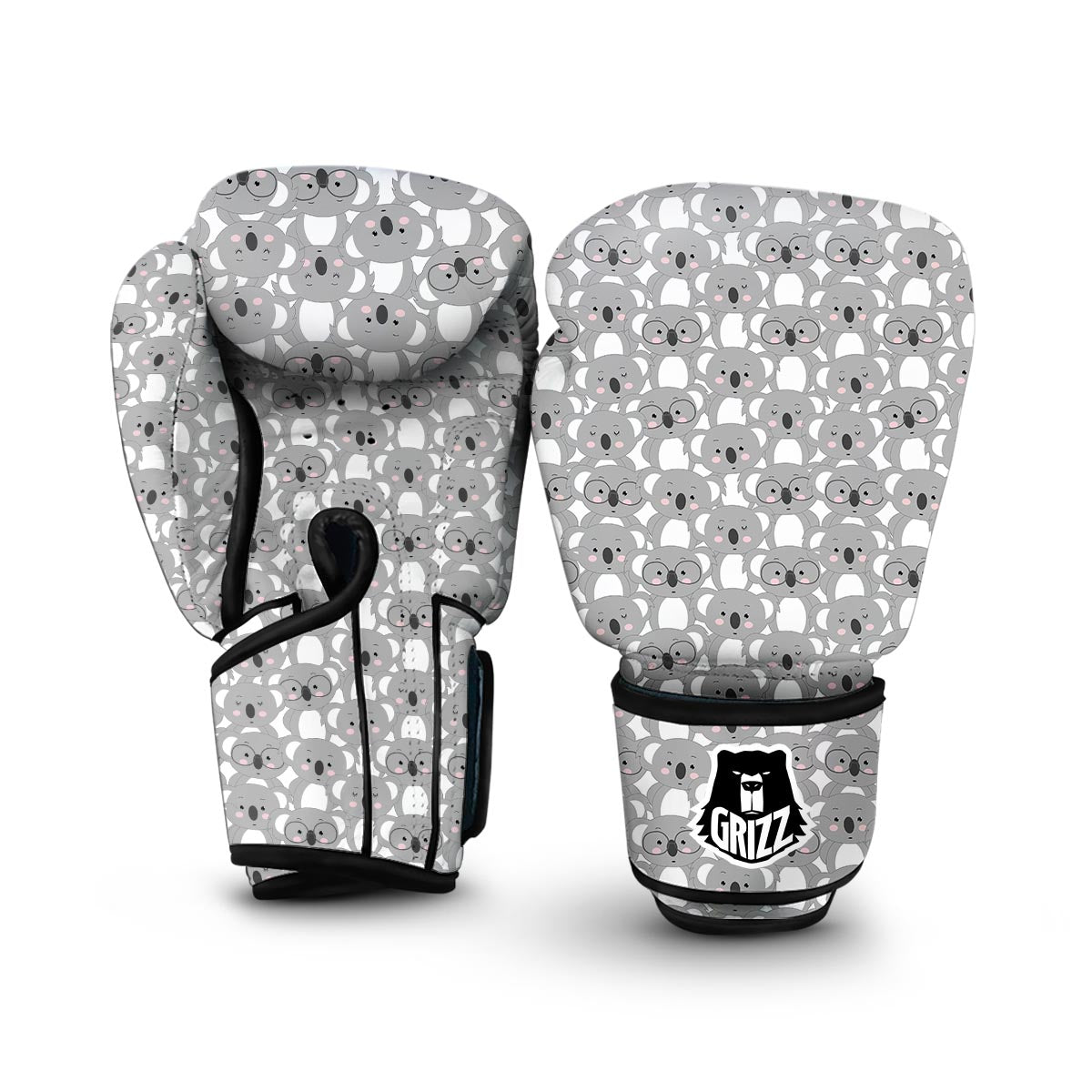 Pattern Print Koala Boxing Gloves-grizzshop