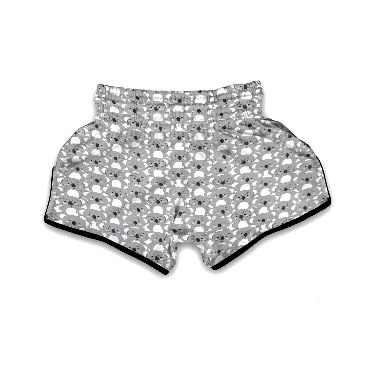 Pattern Print Koala Muay Thai Boxing Shorts-grizzshop