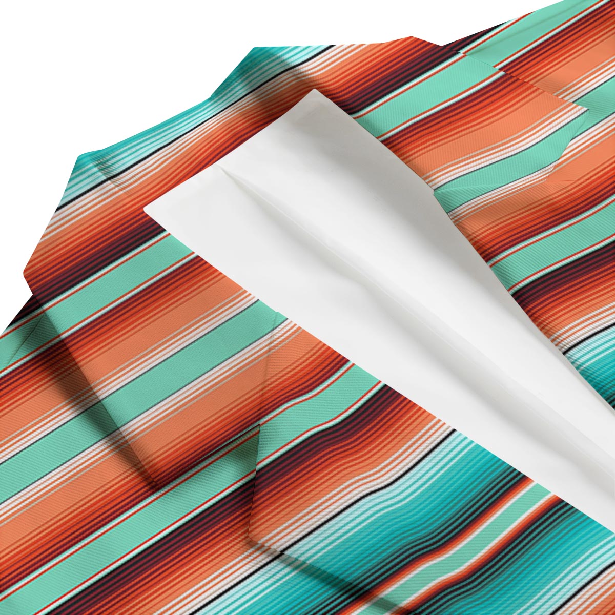 Pattern Print Mexican Blanket Baja Serape Men's Blazer-grizzshop